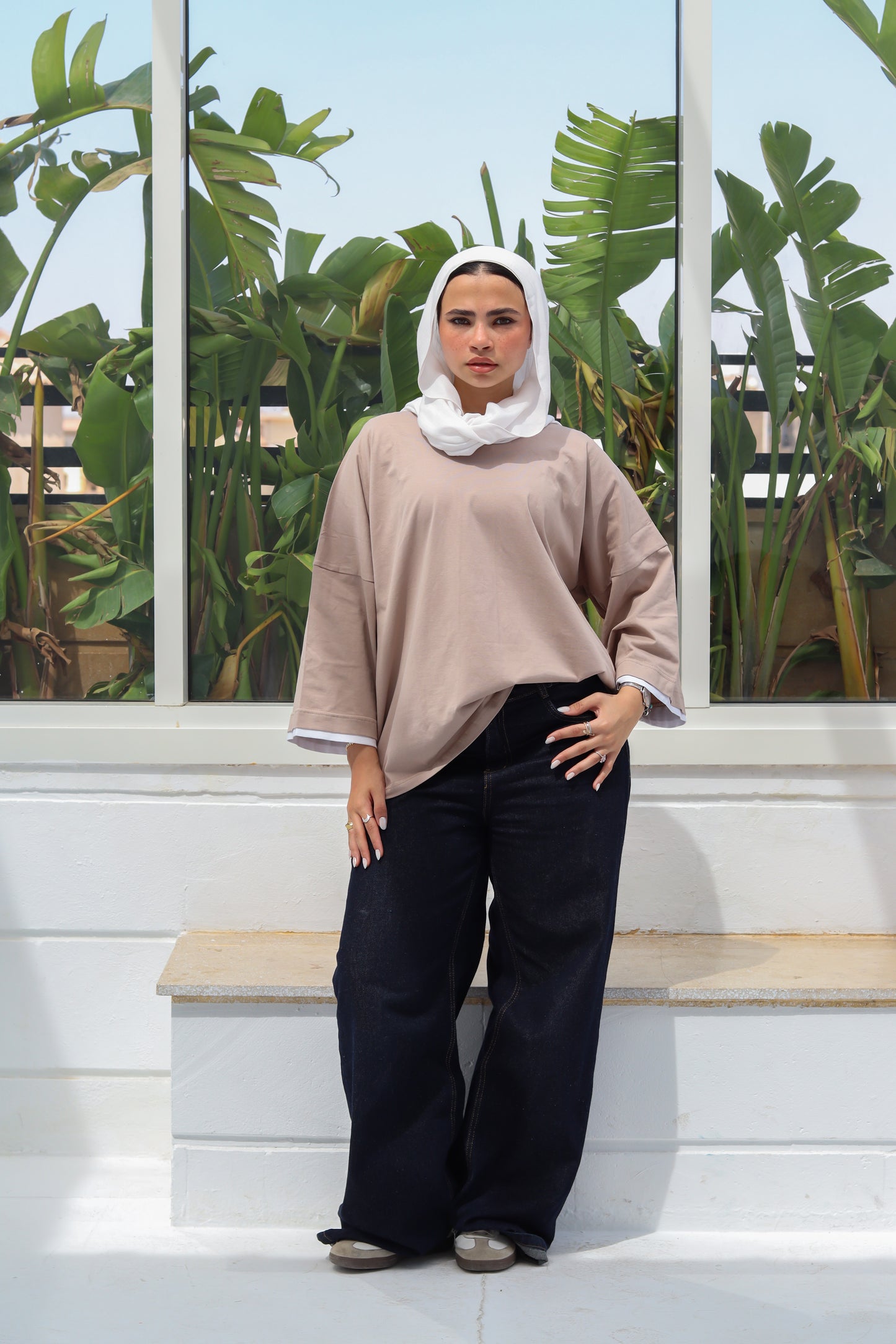 Beige Duo Shirt