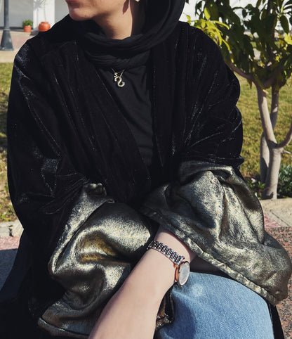 Zeya Kaftan in Black