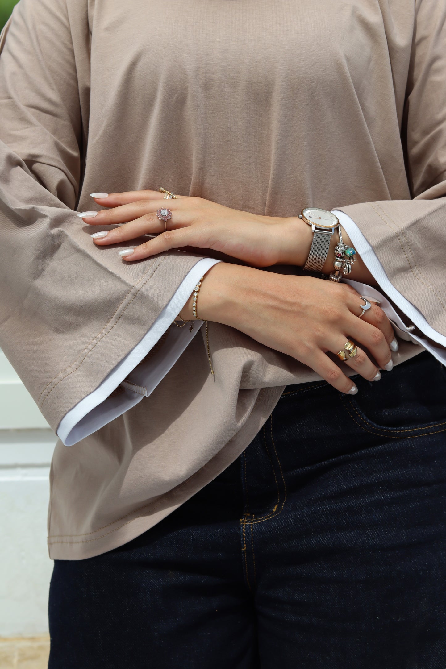 Beige Duo Shirt