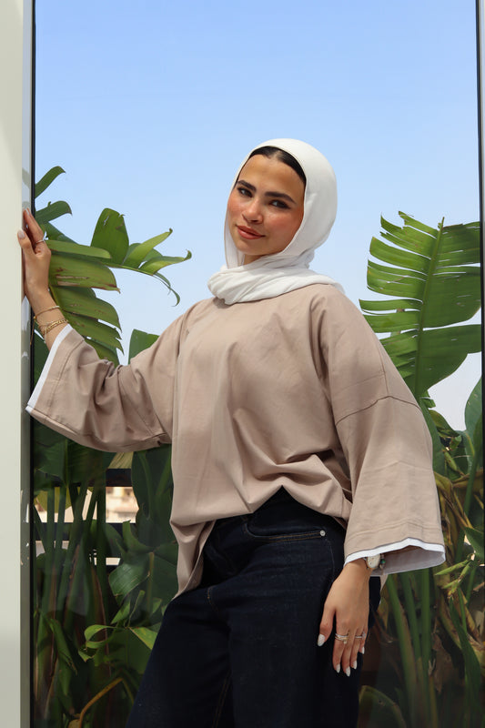 Beige Duo Shirt