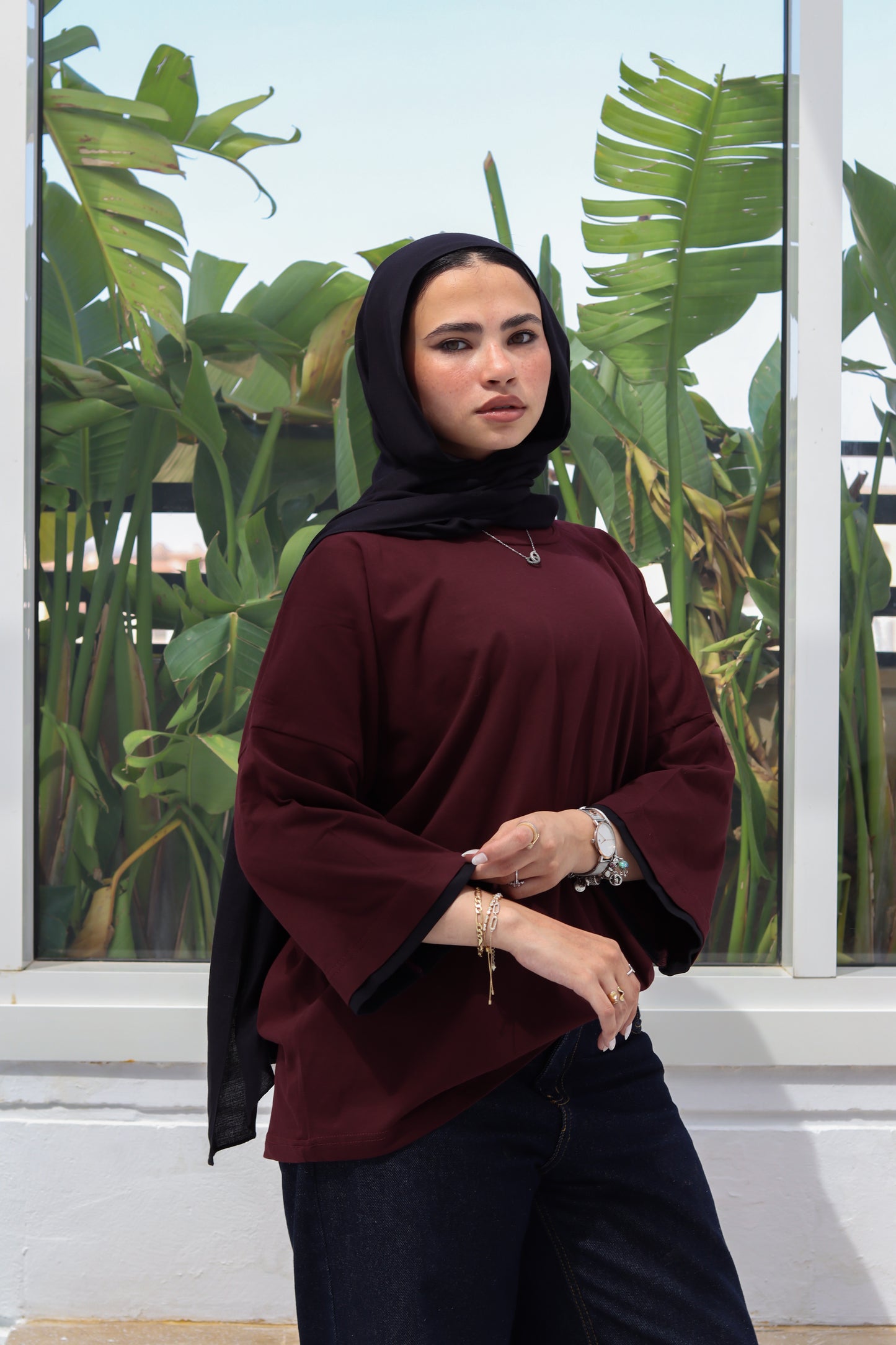 Burgundy Duo Shirt