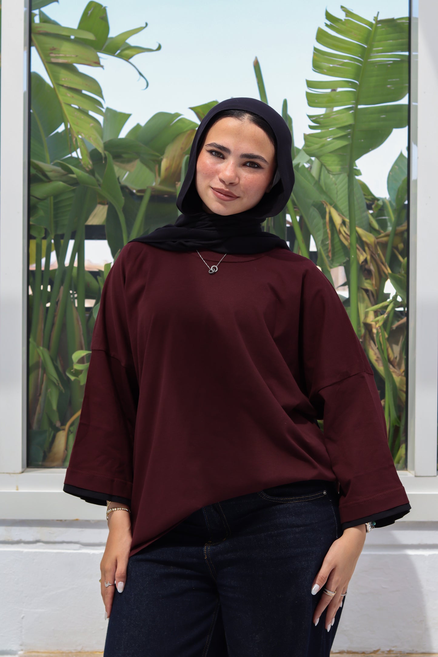 Burgundy Duo Shirt