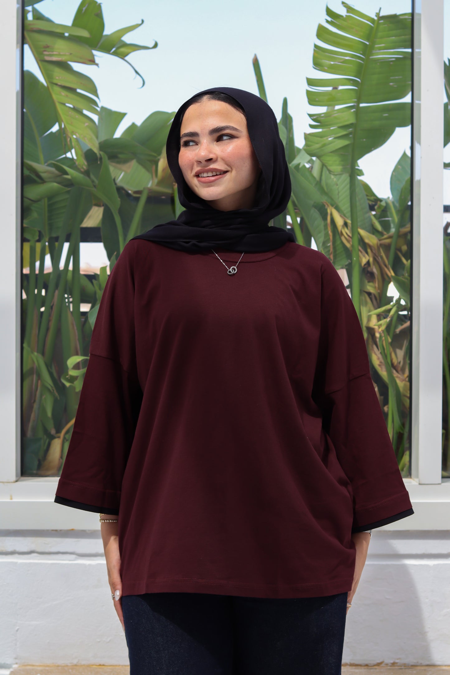 Burgundy Duo Shirt