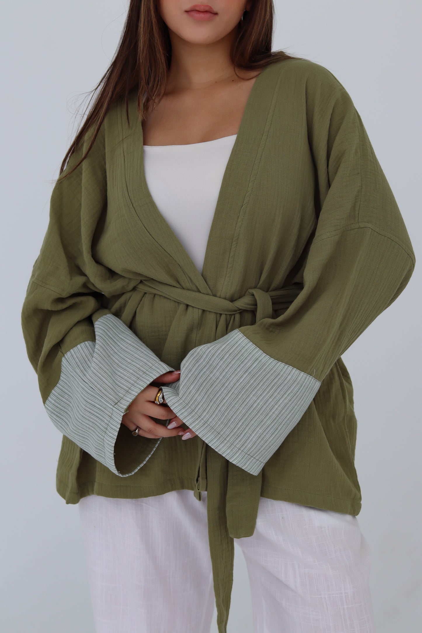 Olive Green Cardigan