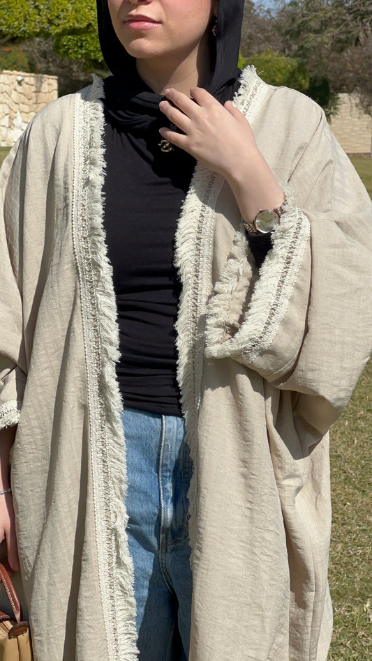 Zeya Kaftan in Beige